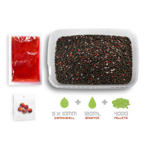 Obrázek 3 k Pelety DELPHIN Reaxe Ready&Go Pellet box + booster + Wafters