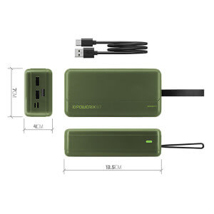 Obrázek 3 k Powerbanka DELPHIN PoweriX, 27000 mAh