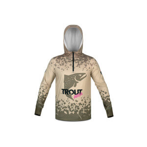 Obrázek 2 k Tričko DELPHIN UV Armor 50+ Trout s kapucí