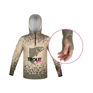 Obrázek 3 k Tričko DELPHIN UV Armor 50+ Trout s kapucí