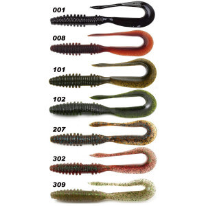 Nástraha KEITECH Mad Wag 2,5 inch/ 6,35cm, bal. 12ks