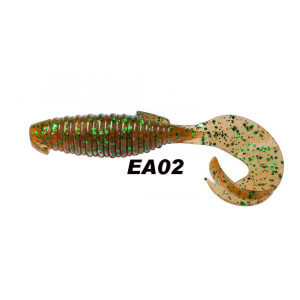 Nástraha KEITECH Flapper Grub 4 inch/ 10 cm, bal. 7 ks
