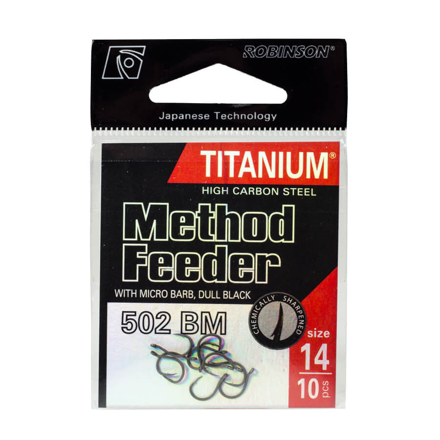 Háčky ROBINSON Titanium Method Feeder 502 BM vel. 12