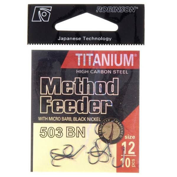 Háčky ROBINSON Titanium Method Feeder 503 BN vel. 8