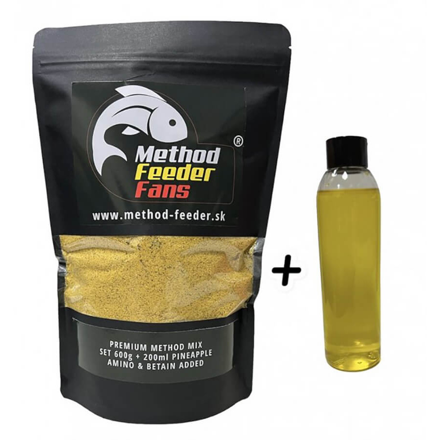 krmivo METHOD FEEDER FANS Premium Method Mix 600 g + zálivka 200 ml ananas