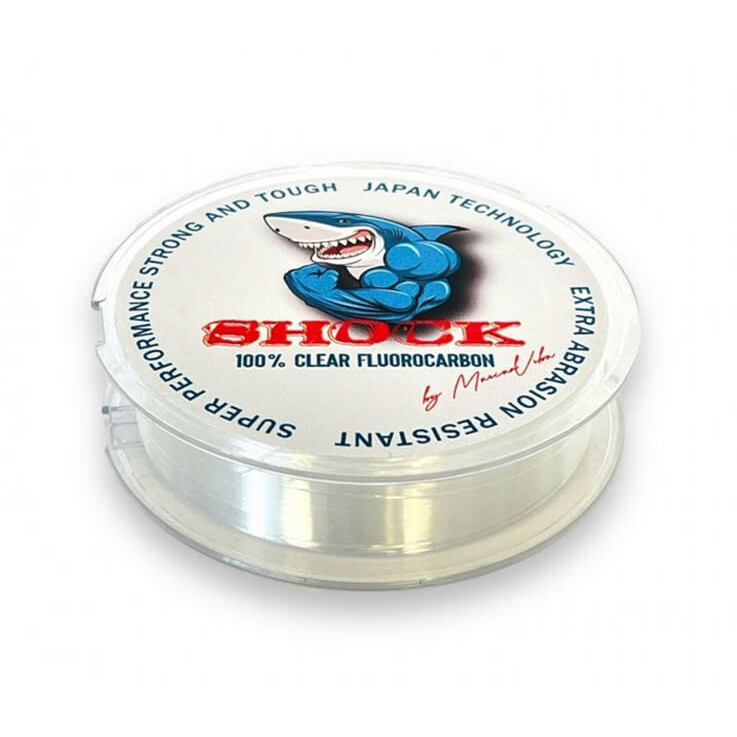 100% Clear Fluorocarbon Shock 100 m průměr 0,25 mm, nosnost 5,88 kg