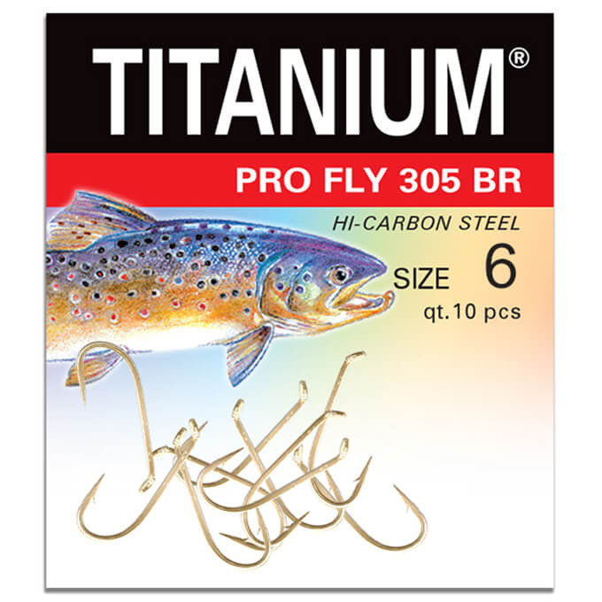 Háčky ROBINSON Titanium Pro Fly 305 BR vel. 12