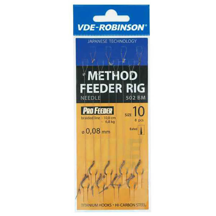 Pletený návazec VDE-ROBINSON MF 502BM s trnem, 8 ks průměr 0,120mm, vel. 6