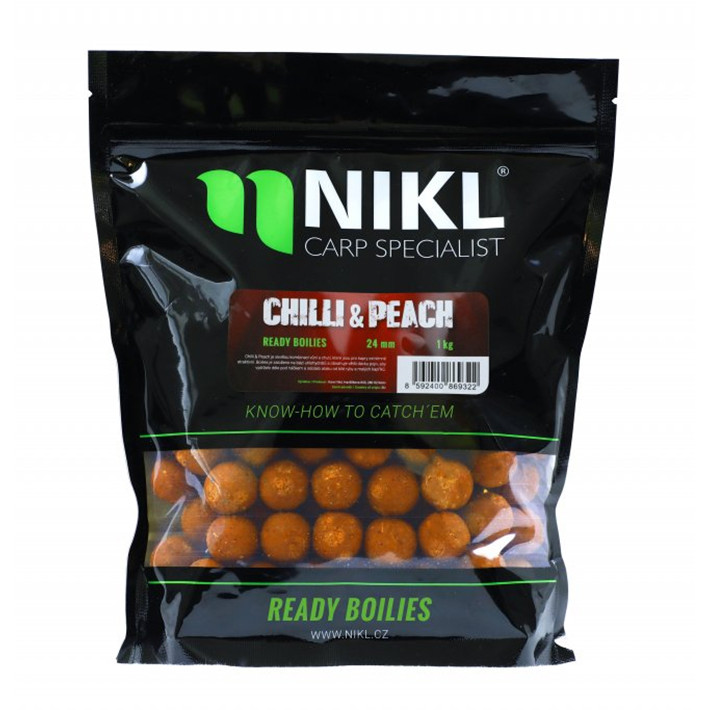 NIKL Ready Chilli & Peach průměr 20 mm, balení 1 kg