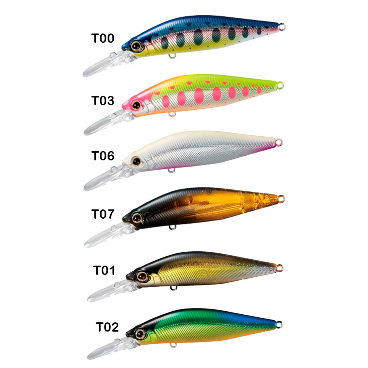 SHIMANO Cardiff Flügel 70F, 7 cm, 7,8 g T01 Black Gold