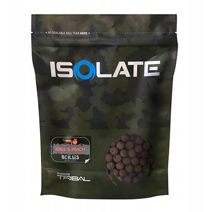 SHIMANO ISOLATE Krill Peach průměr 24 mm, balení 1 kg