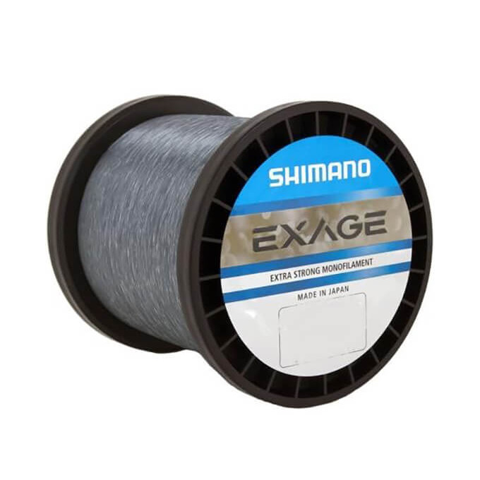 SHIMANO Line Exage Steel Grey, 1000 m průměr 0,305 mm, nosnost 7,50 kg