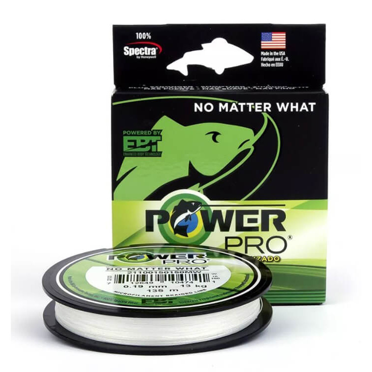 Šňůra Power Pro Braid White průměr 0,06 mm, nosnost 3 kg