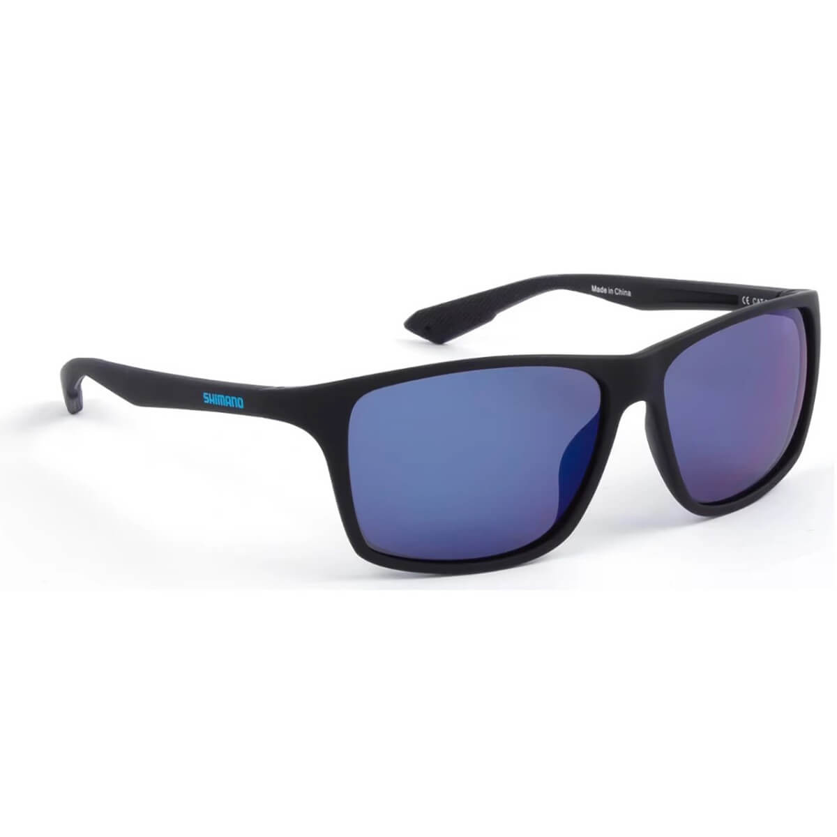Brýle SHIMANO Technium Matte Black & Blue Mirror