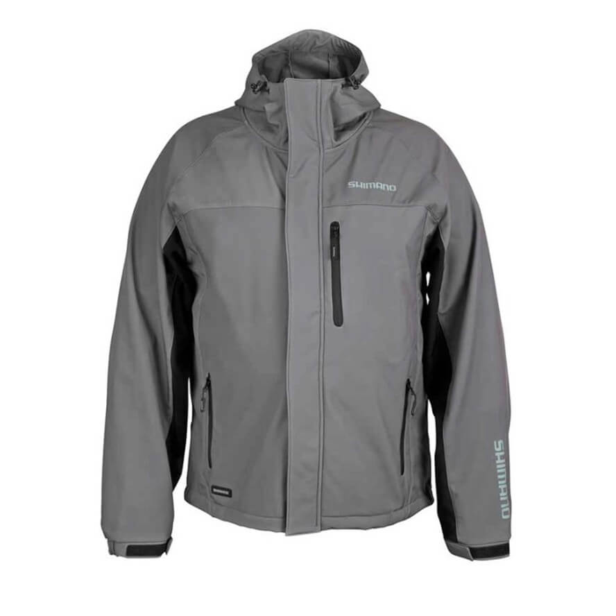 Softshellová bunda SHIMANO Soft Shell Jacket Grey vel. XXL