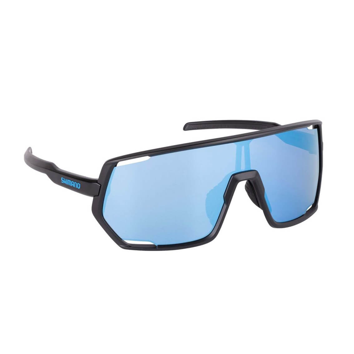 Brýle SHIMANO Eyewear Lesath Matte Black & Blue Mirror