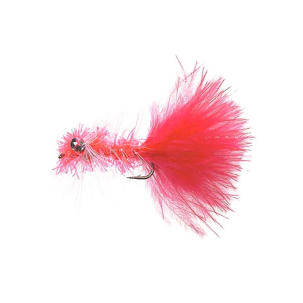 Muška Krystal Bugger Fluo Red Daiichi, veľ. 8