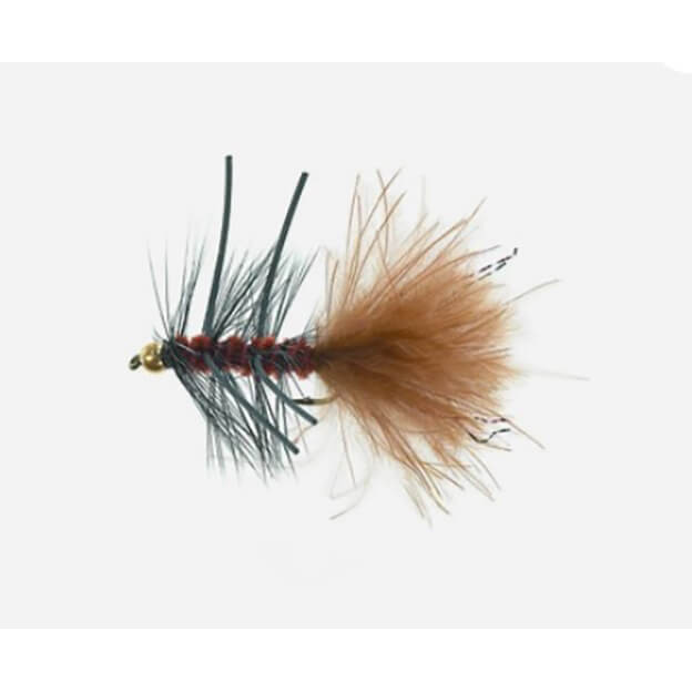 Muška UNIQUE Flies B.H. Rubber Leg Woolly Brown Daiichi
