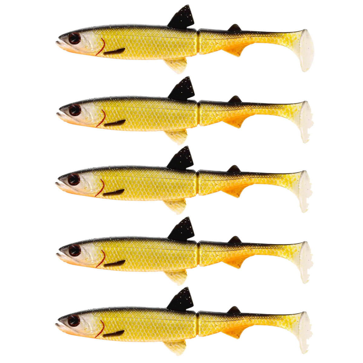 Nástraha WESTIN HypoTeez Shadtail, 5 ks Official Roach