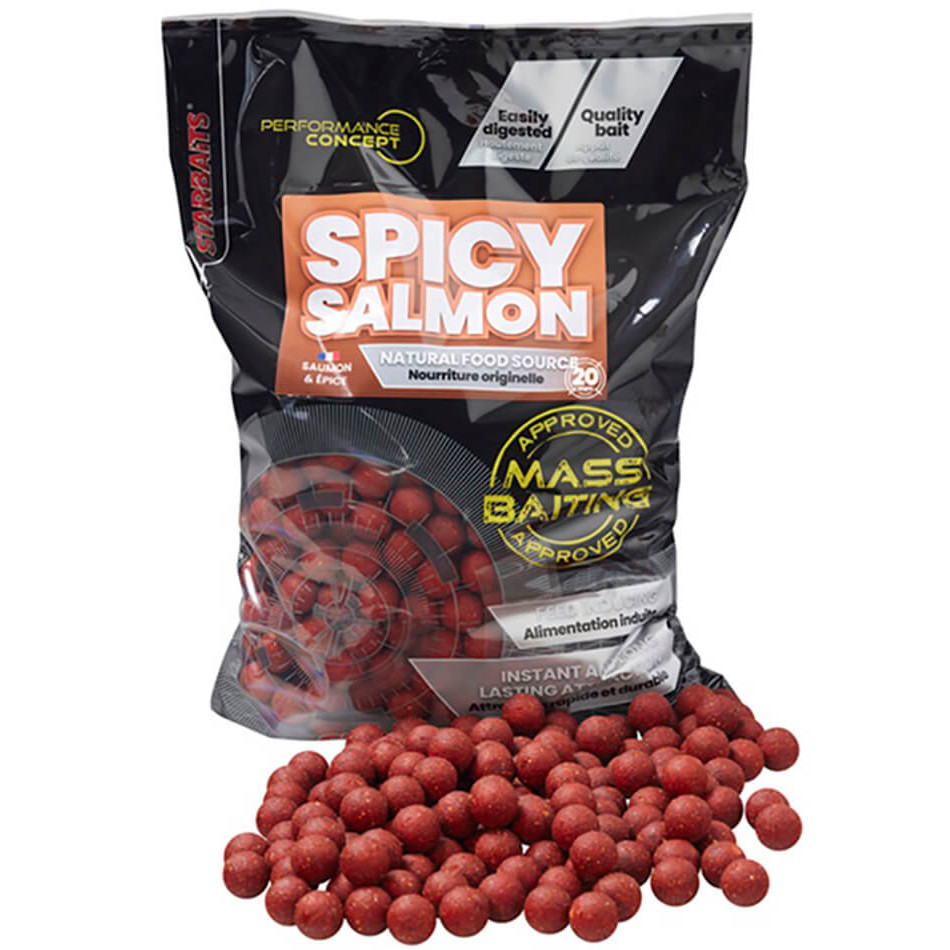 STARBAITS Mass Baiting Spicy Salmon průměr 20 mm
