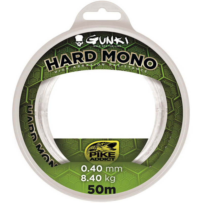 Návazcový vlasec GUNKI Hard Mono průměr 1,20 mm, nosnost 51 kg