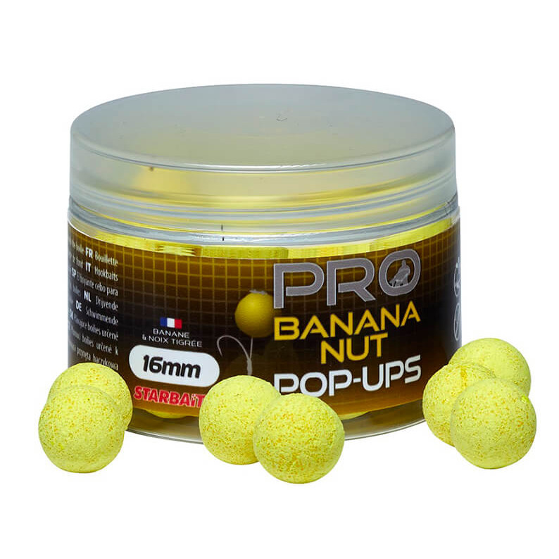 STARBAITS Pro Banana Nut Pop Up průměr 12 mm