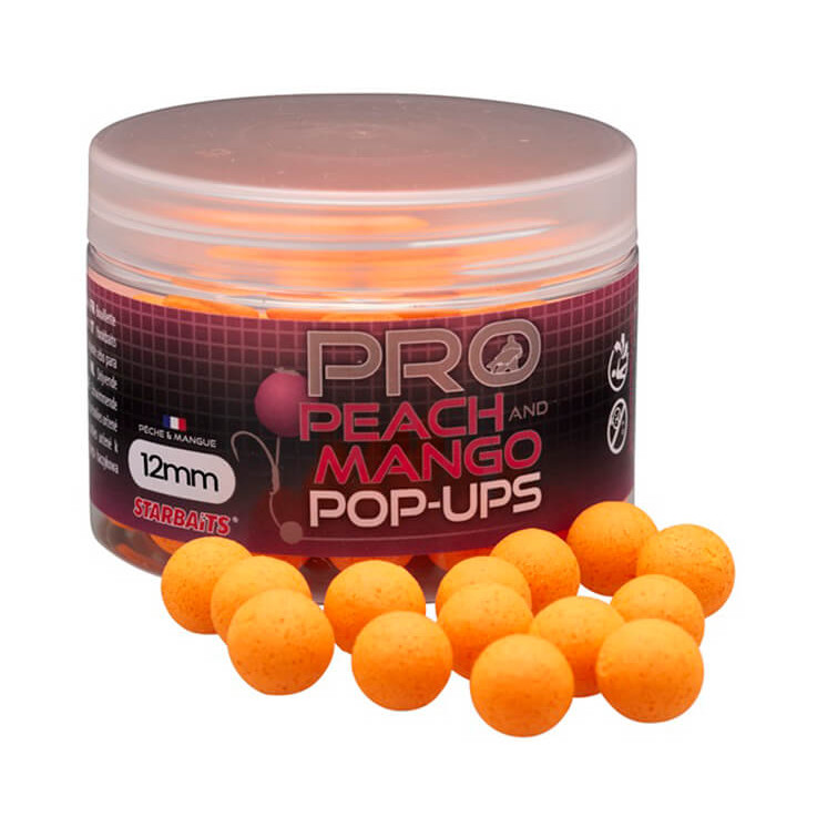 STARBAITS Pro Peach & Mango Pop Up průměr 16 mm