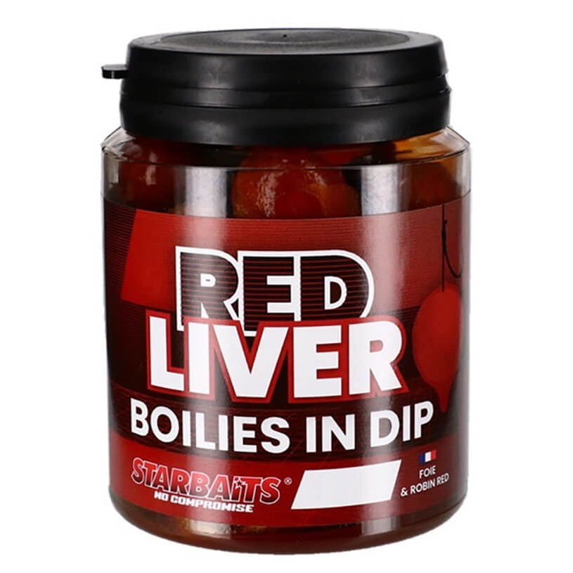 STARBAITS Red Liver v dipu průměr 20 mm