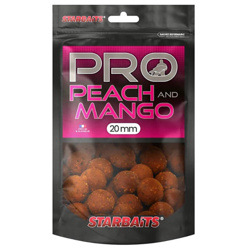 STARBAITS Pro Peach & Mango, 200 g průměr 20 mm