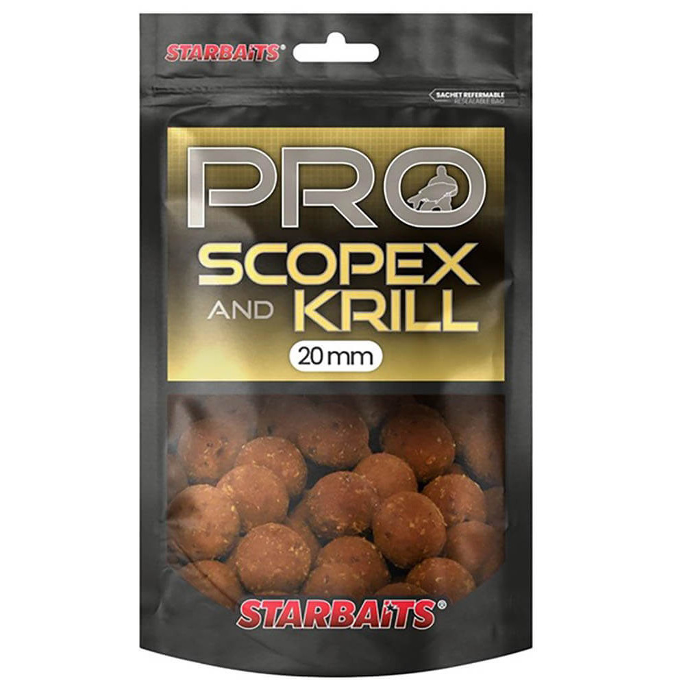 STARBAITS Pro Scopex & Krill, 200 g průměr 20 mm