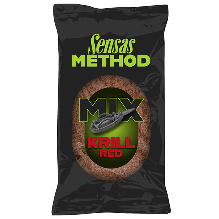Krmení SENSAS Method Mix Red Krill, 1 kg