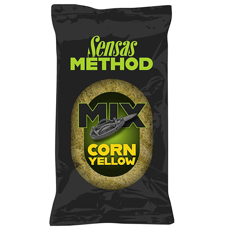 Krmení SENSAS Method Mix Yellow Corn, 1 kg