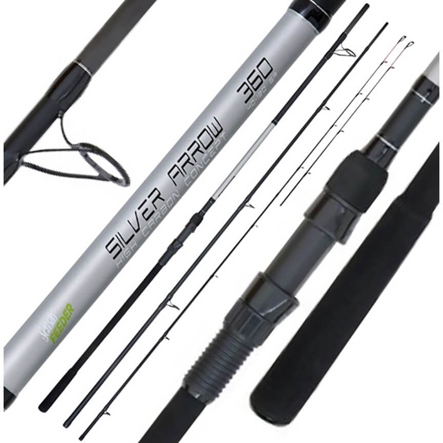 Prut SENSAS Silver Arrow Feeder délka 3,30 m, zátěž 25-75 g