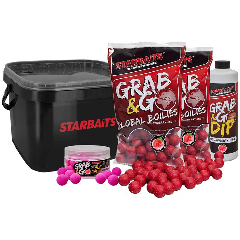 Akční set STARBAITS Grab & Global Strawberry Jam
