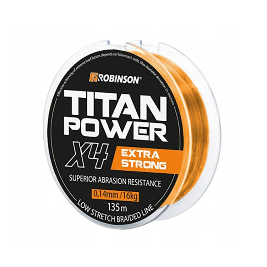 Šňůra ROBINSON Titan Power X4 průměr 0,04 mm, nosnost 4,5 kg