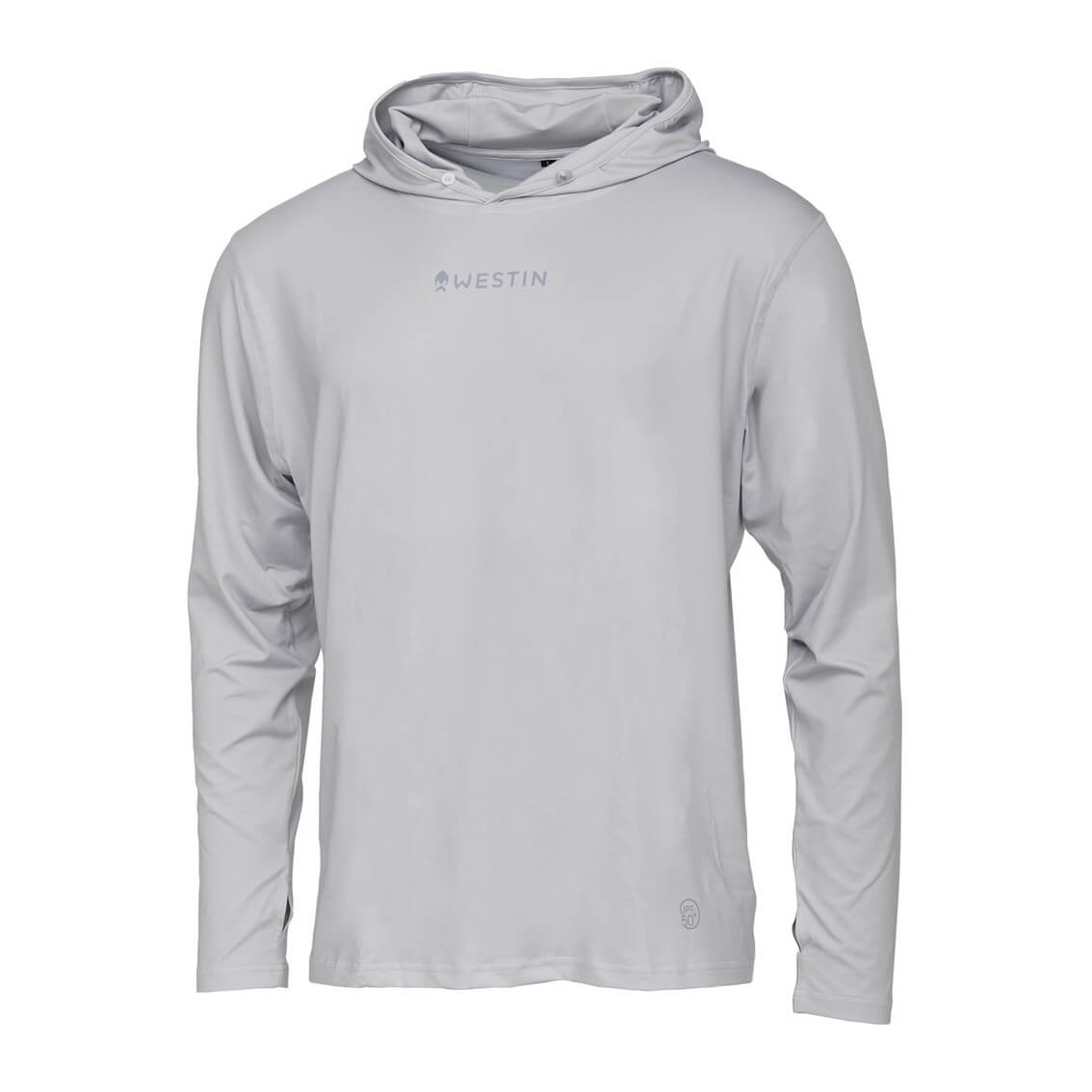 Mikina WESTIN Ledge UPF Hoodie, Mist Grey vel. XXL