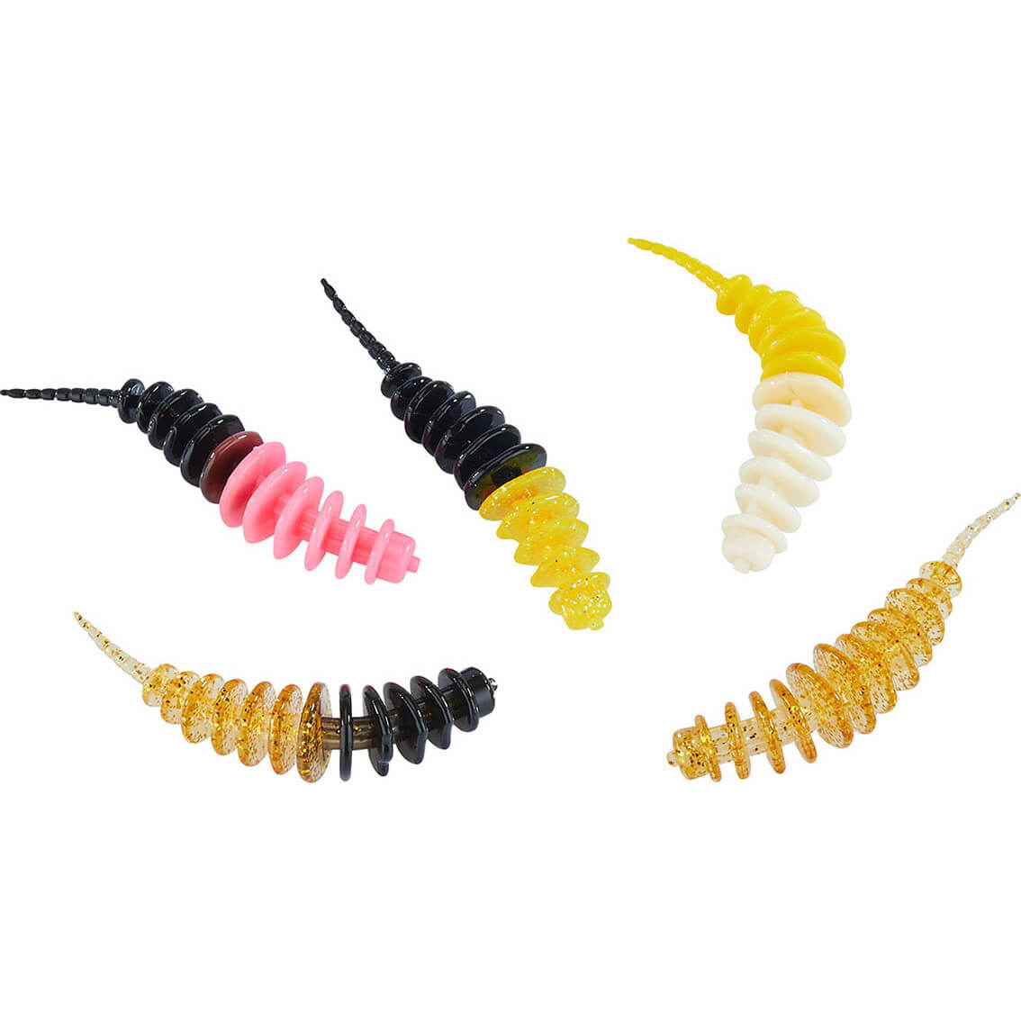 Larvy BALZER Trout Collector Worm Fish Mix 1 délka 7 cm