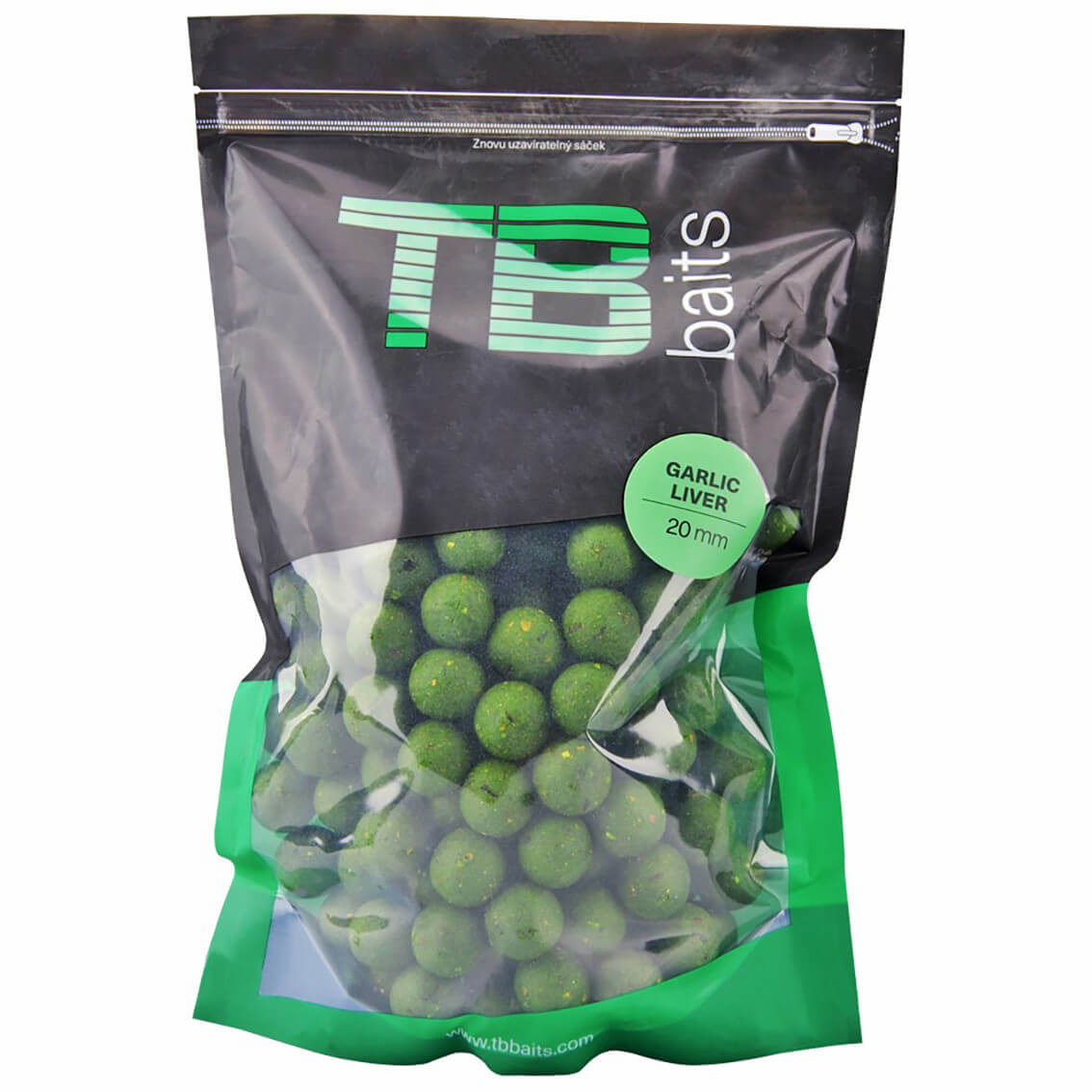 TB Baits Garlic Liver, 2,50 kg průměr 24 mm, balení 2,50 kg