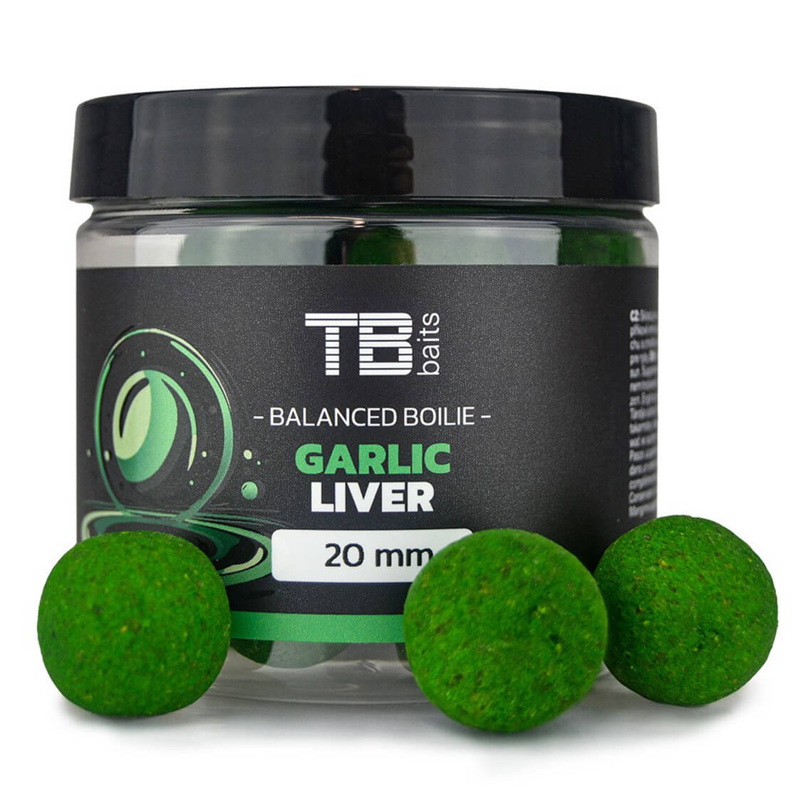 Vyvážené TB Baits Balanced Garlic Liver + atraktor průměr 16 mm
