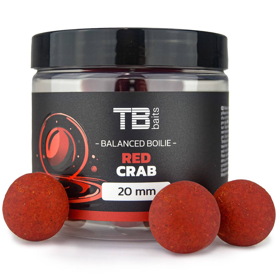 Vyvážené TB Baits Balanced Red Crab + atraktor průměr 20 mm