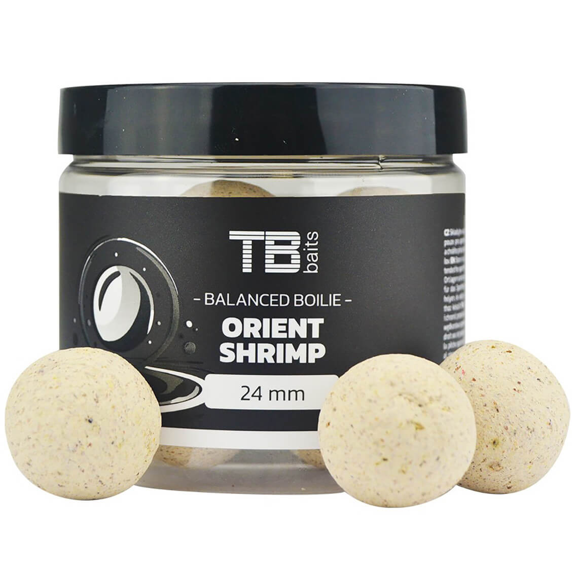 Vyvážené TB Baits Balanced White Edition Orient Shrimp + atraktor
