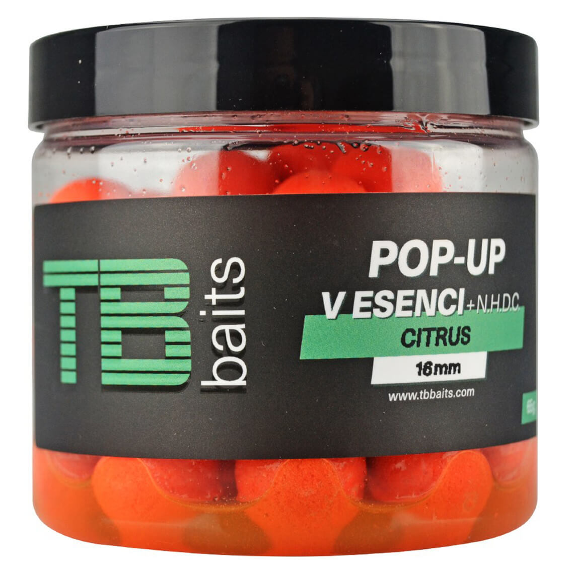 TB Baits Pop Up Orange Citrus + NHDC, 16 mm, 65 g