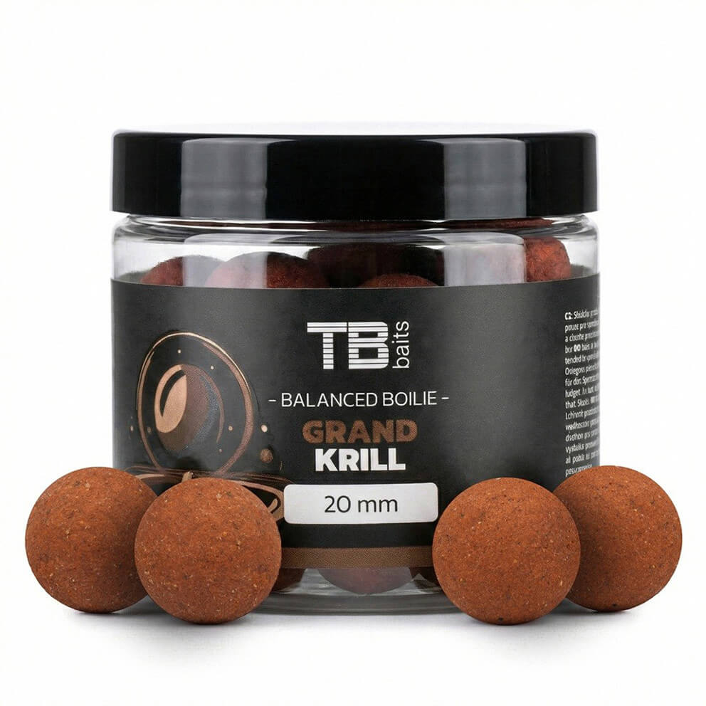 Vyvážené TB Baits Balanced Grand Krill + atraktor průměr 20 mm
