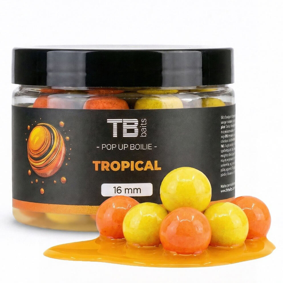 TB Baits Pop Up Tropical + NHDC, 50 g průměr 16 mm