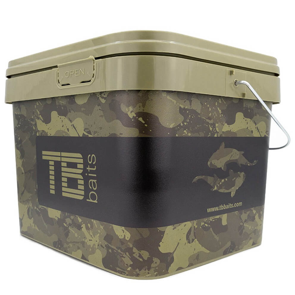 Kbelík TB Baits Camo Carps, 10 litrů