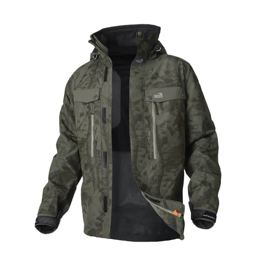 Bunda Geoff Anderson Dozer 7 Leaf, maskáč, veľ. S vel. XXXL