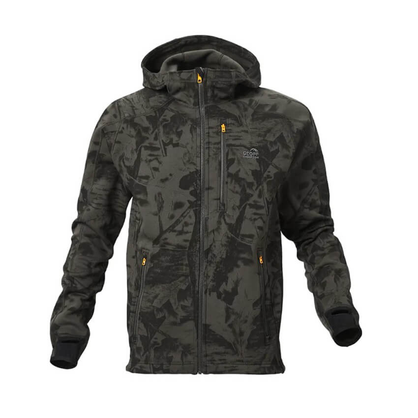 Fleece bunda Geoff Anderson Hoody 3 Black Leaf vel. S