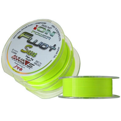 AWA ́S Ion Power Fluo+ Sun průměr 0,234mm, nosnost 7,10kg