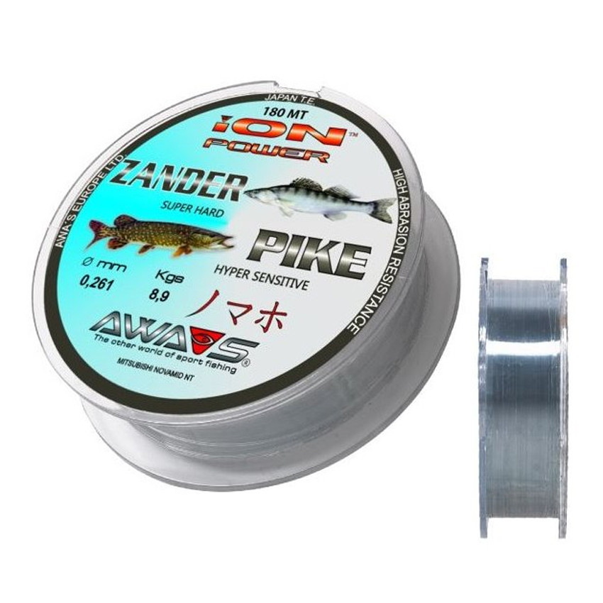AWA ́S Ion Power Zander Pike průměr 0,220mm, nosnost 5,80kg