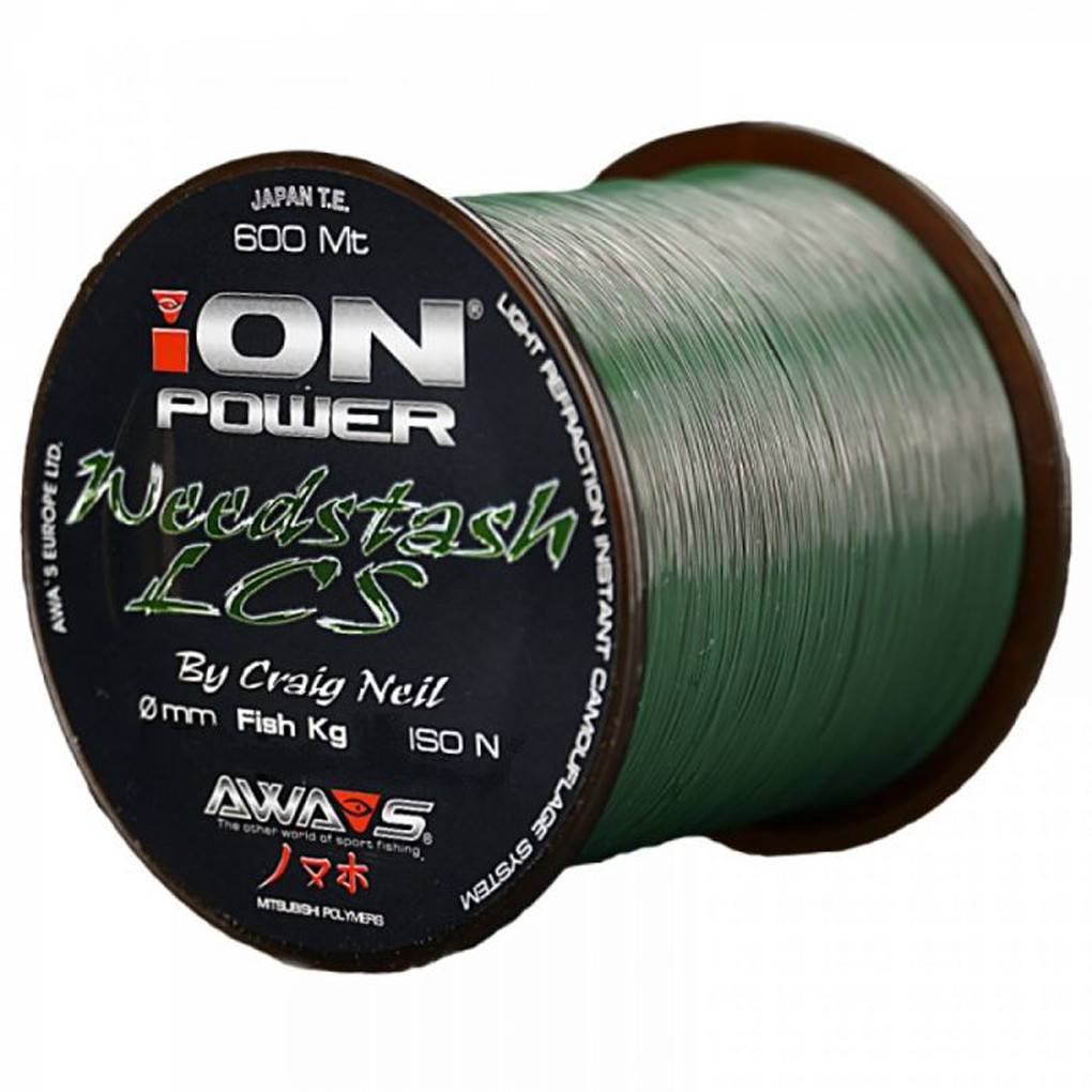 AWA ́S Ion Power Weedstash LCS 600m průměr 0,234mm, nosnost 6,80kg